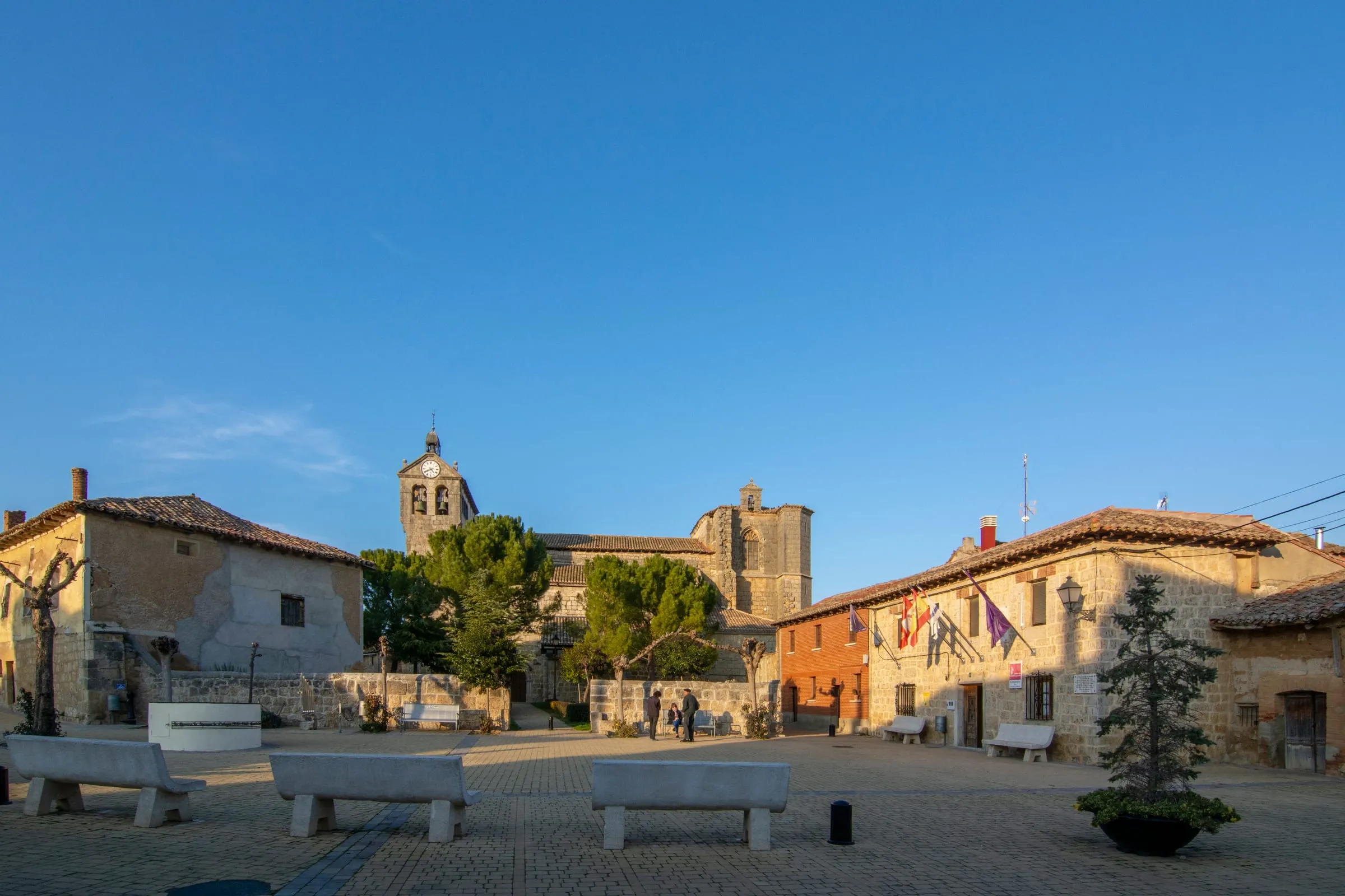 Plaza de Castrillo Mota de Judíos, en Palencia